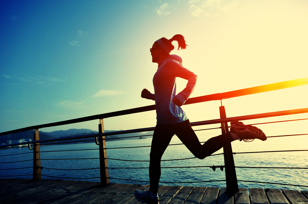 woman running